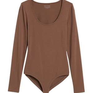 NWT Banana Republic long sleeve thong bodysuit